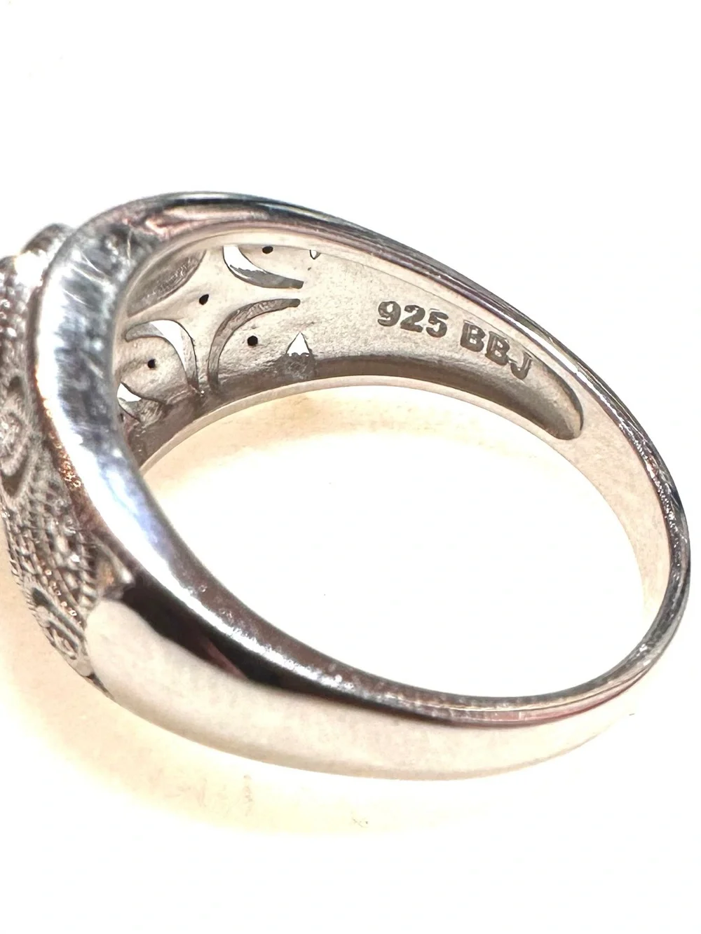 Blue Sleeping Beauty Turquoise Rhodium Over Sterling Silver Halo Ring 0.03ctw